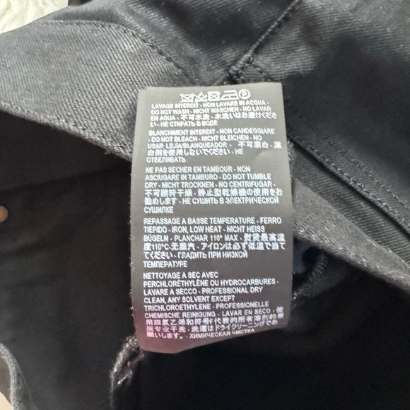 Saint Laurent Black Denim Bermuda Shorts - Picture 16 of 16